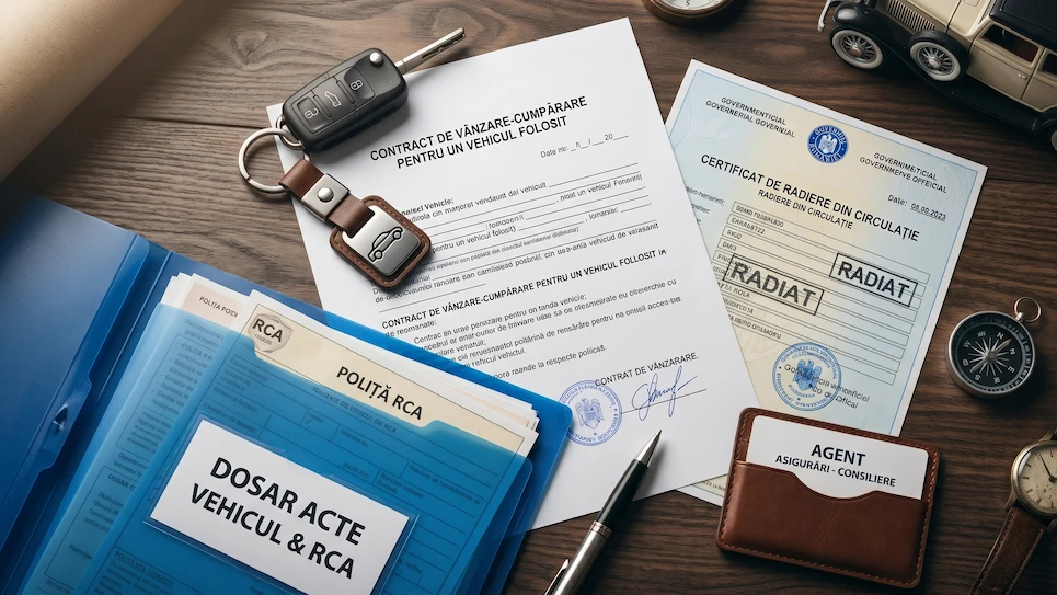 Acte necesare pentru restituirea primei RCA după vânzarea sau radierea mașinii